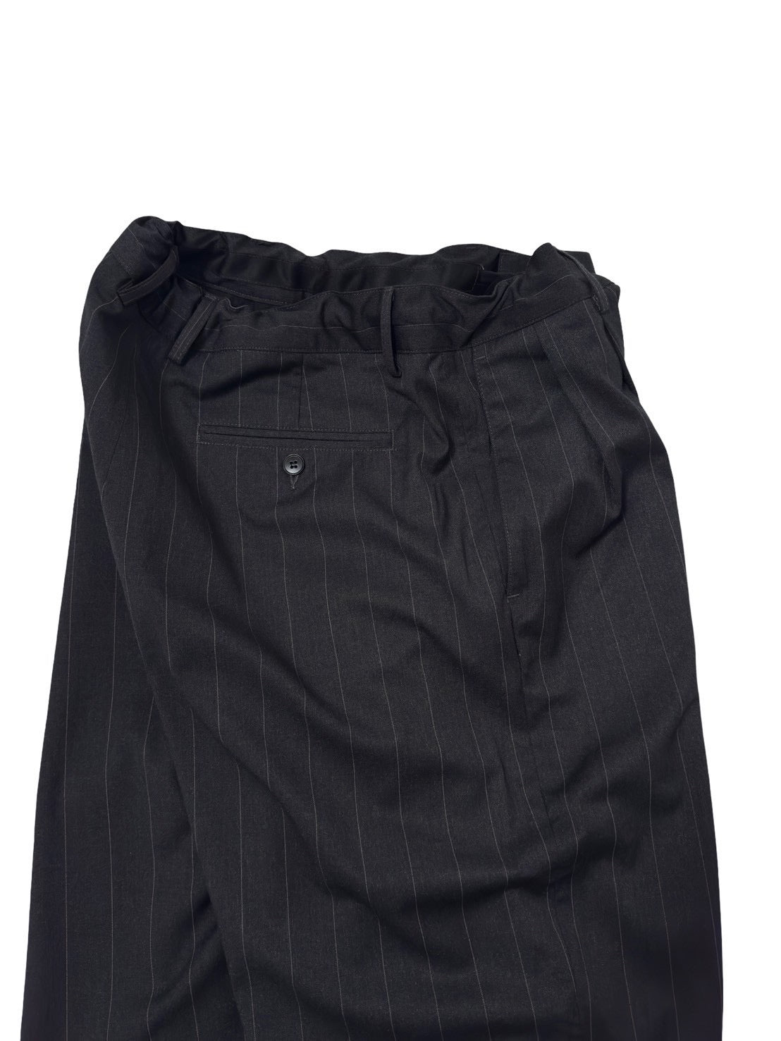 Drawstring Stripe Loose Trousers