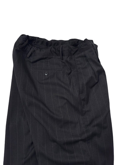 Drawstring Stripe Loose Trousers
