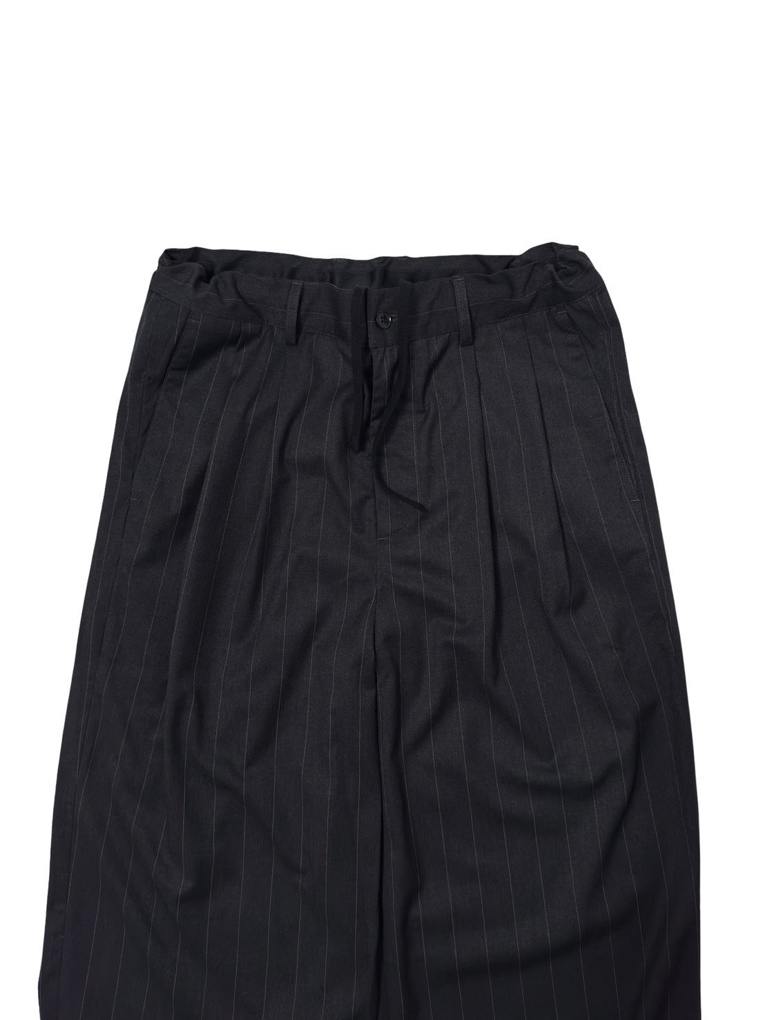 Drawstring Stripe Loose Trousers