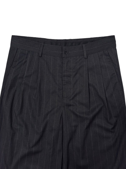 Drawstring Stripe Loose Trousers