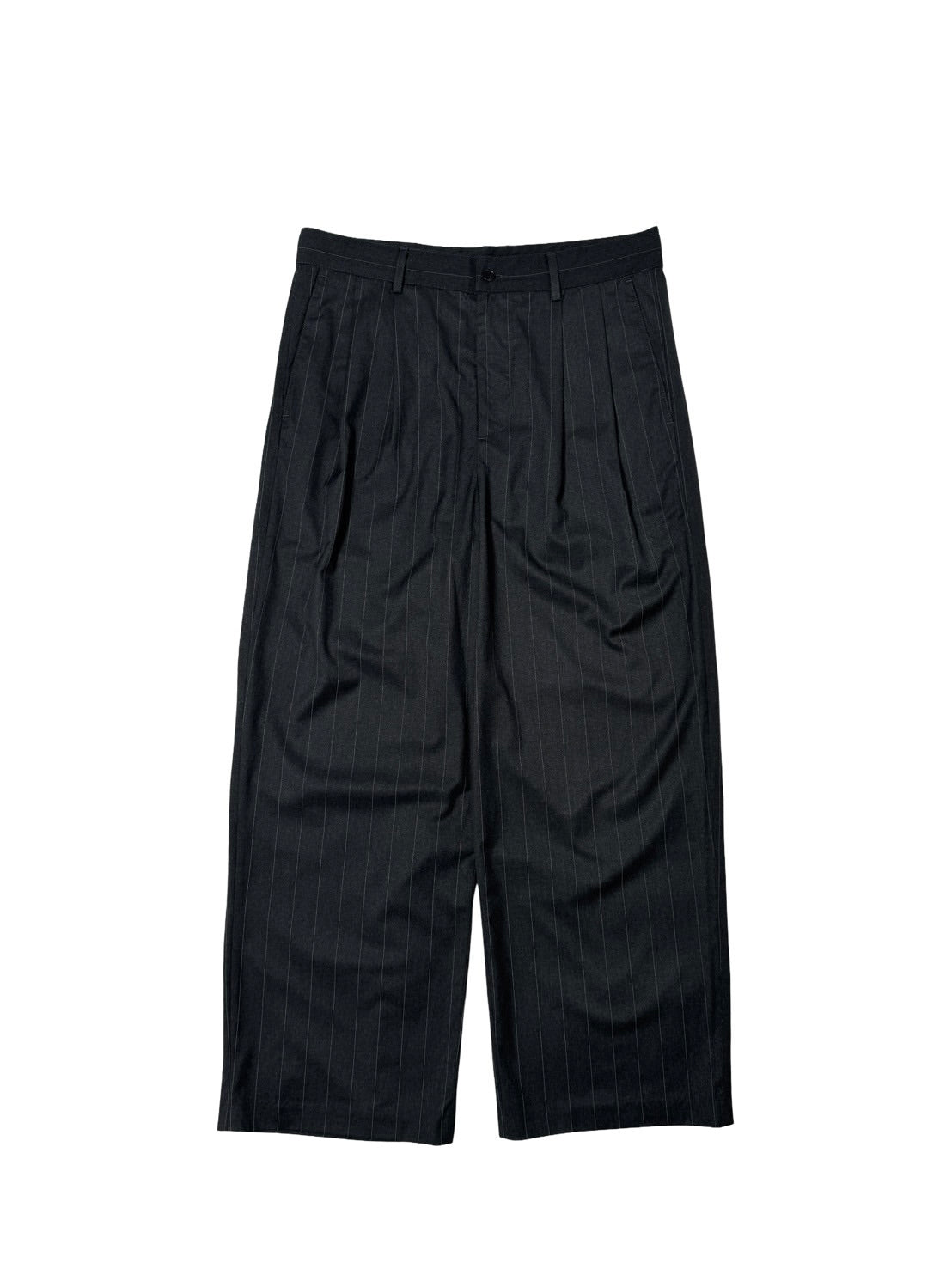 Drawstring Stripe Loose Trousers