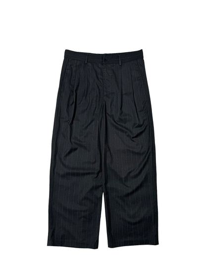 Drawstring Stripe Loose Trousers