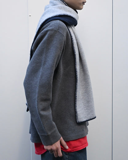 Hand-Stitched Bi-Color Muffler