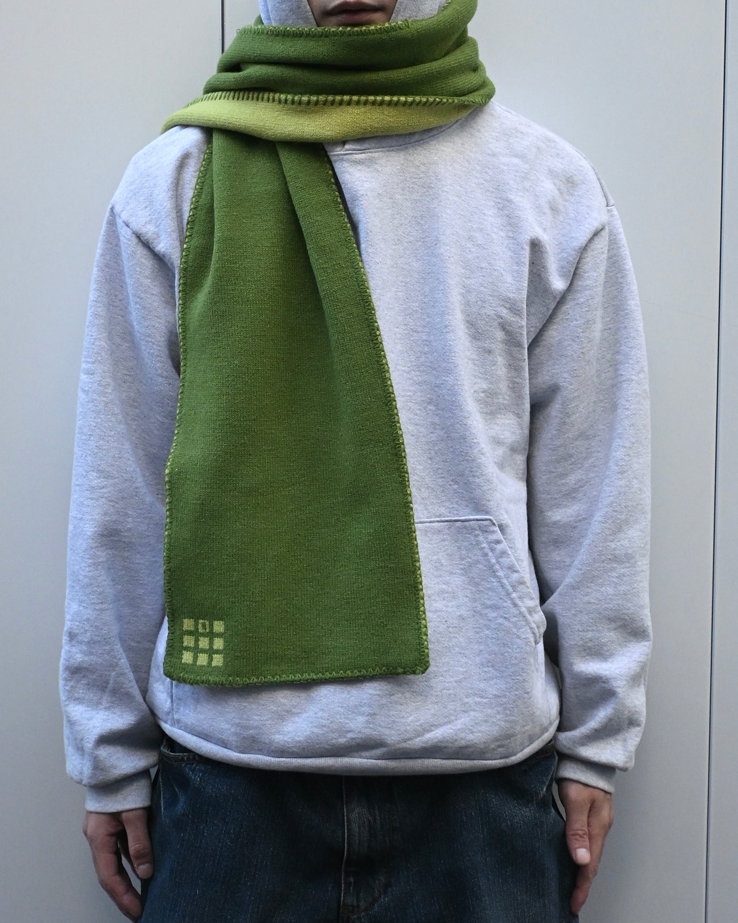 Hand-Stitched Bi-Color Muffler
