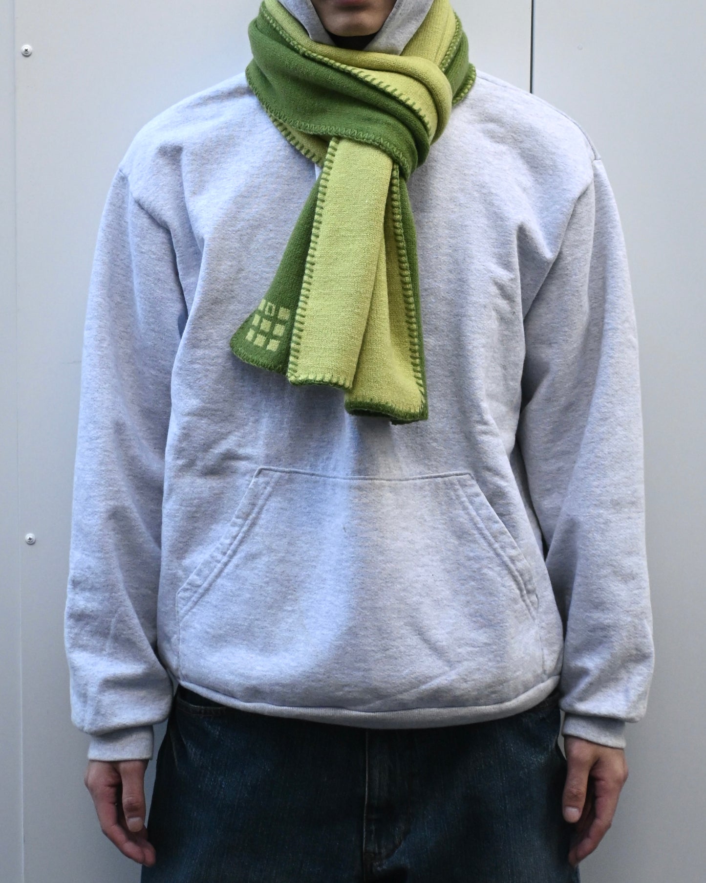 Hand-Stitched Bi-Color Muffler
