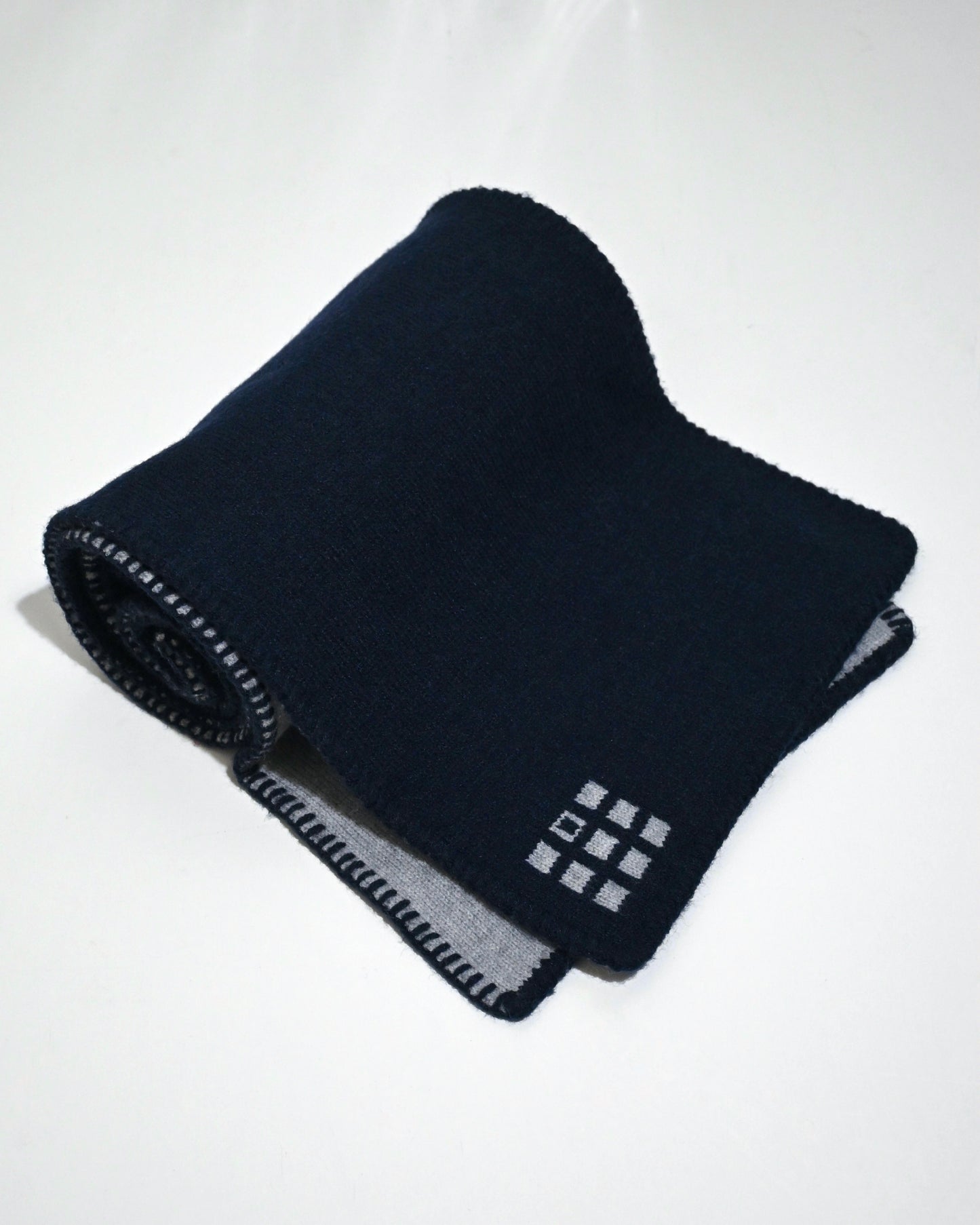 Hand-Stitched Bi-Color Muffler