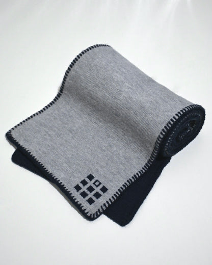 Hand-Stitched Bi-Color Muffler