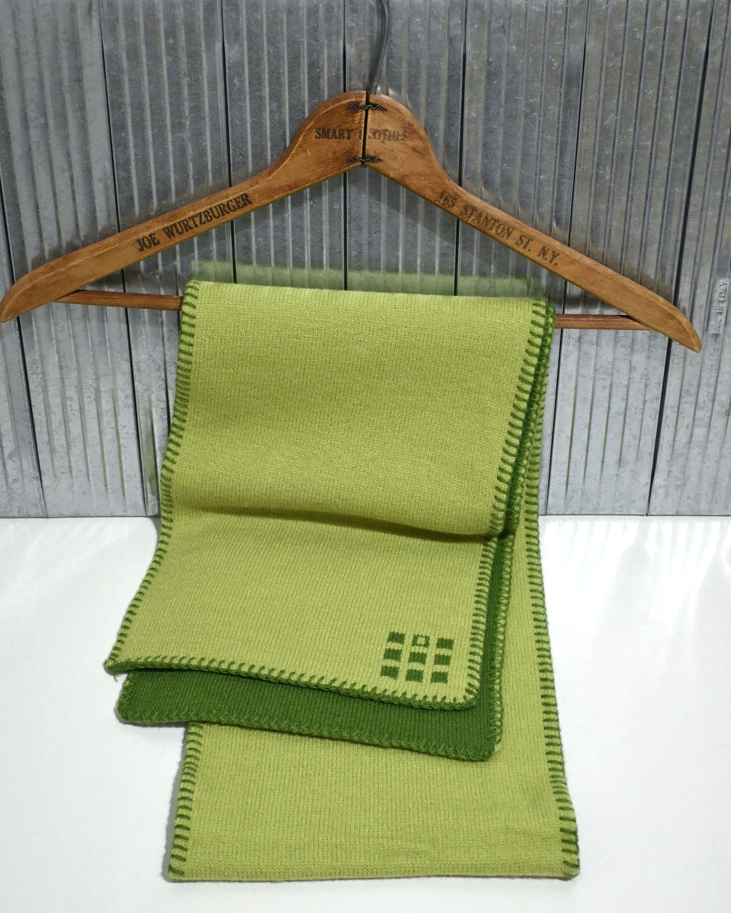 Hand-Stitched Bi-Color Muffler