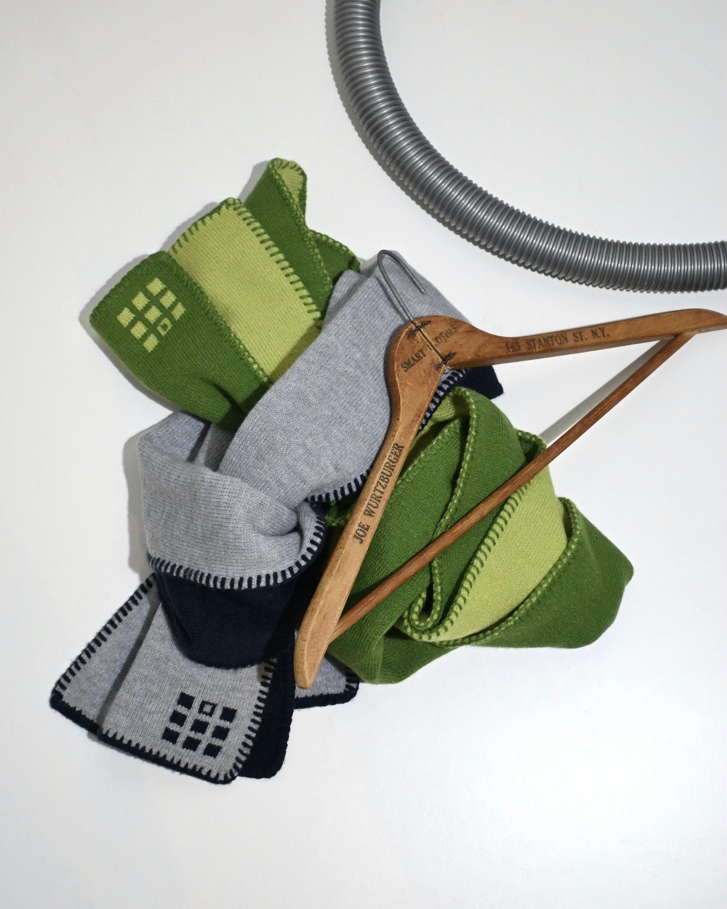 Hand-Stitched Bi-Color Muffler