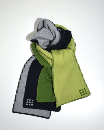Hand-Stitched Bi-Color Muffler