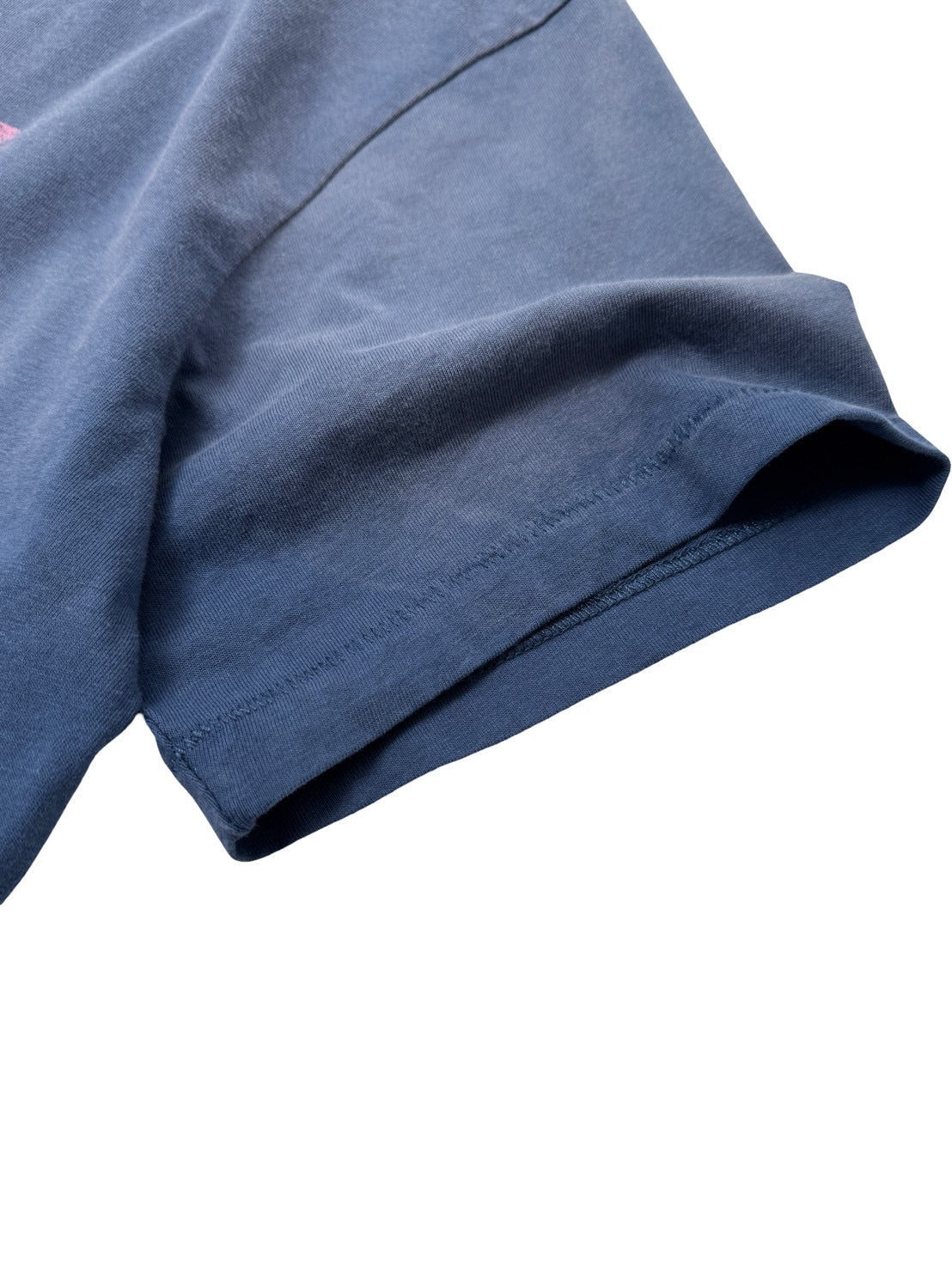 Motion Logo T-shirt "Don't pass by" White / Sun-faded Navy blue